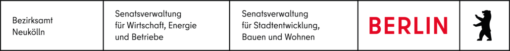Berlin-Logo Senatsverwaltung für Stadtentwicklung, Senatsverwaltung für Wirtschaft und Bezirksamt Berlin-Logo Senatsverwaltung für Stadtentwicklung, Senatsverwaltung für Wirtschaft und Bezirksamt Neukölln